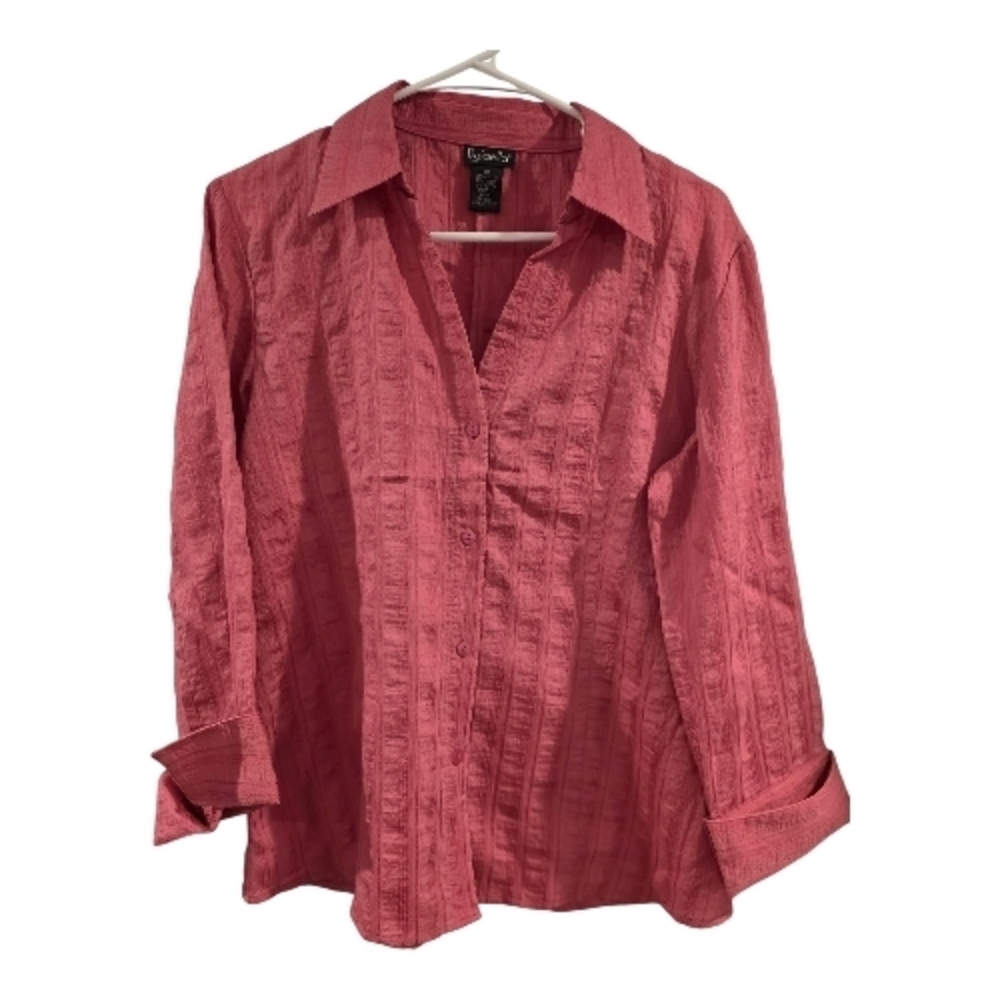 🆕️ Rafaella Coral Button-Down Shirt